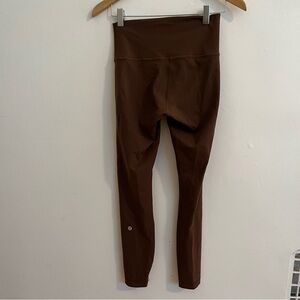 Lululemon Wunder Train High-Rise Tight 25" | Color: Java | Size: 6